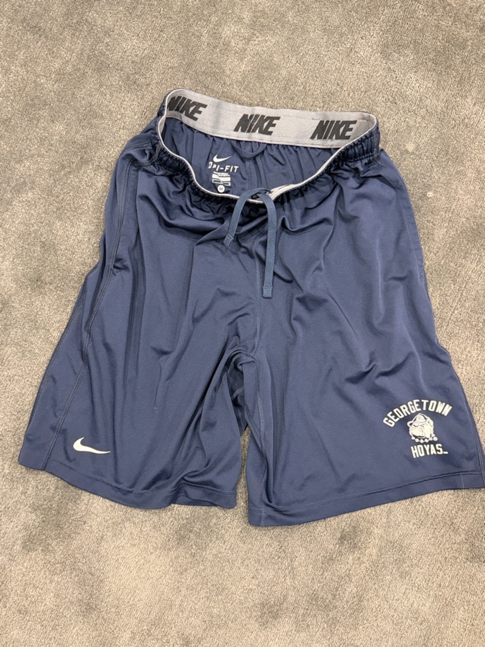 Nike Navy Blue Georgetown Hoyas Dri-FIT Athletic Shorts